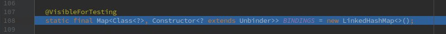 Hit BINDINGS variable